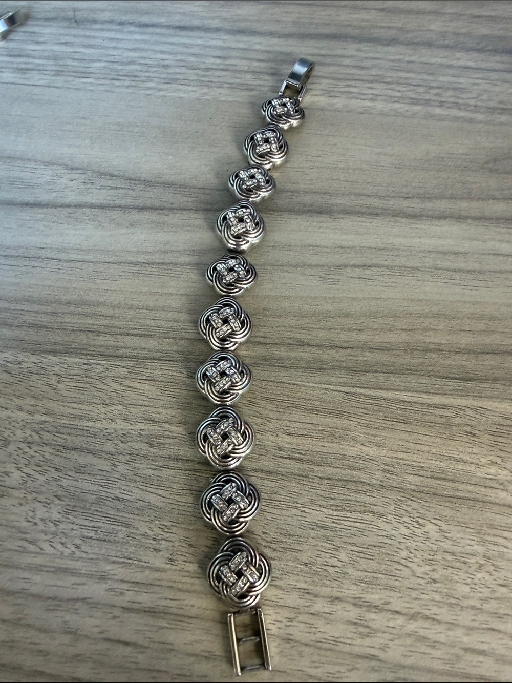 Brighton Silver Knot Medallion Bracelet